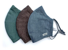 Load image into Gallery viewer, Hemp Blend Face Mask (3 Pack) - Large/Adult